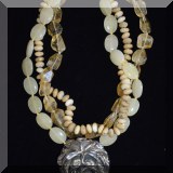 J01. Stone necklace. 